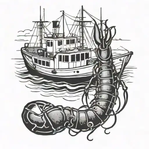 Lobster Fishing Boat