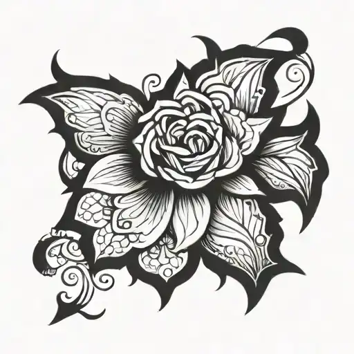 Black Tattoo Design