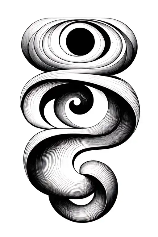 Geometric Spiral Merging In A Surreal