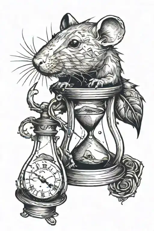 Rat Death In Hourglass