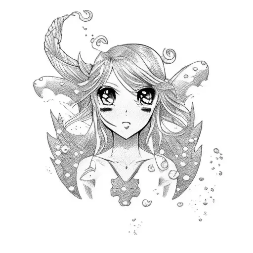 Anime Mermaid Cute Style Hot