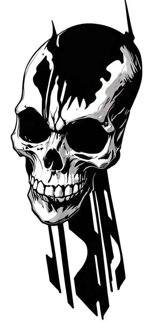Skull Representing Power And Overcoming Challenges