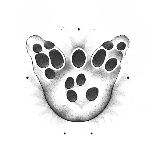 Dog Paw Holding The Sun