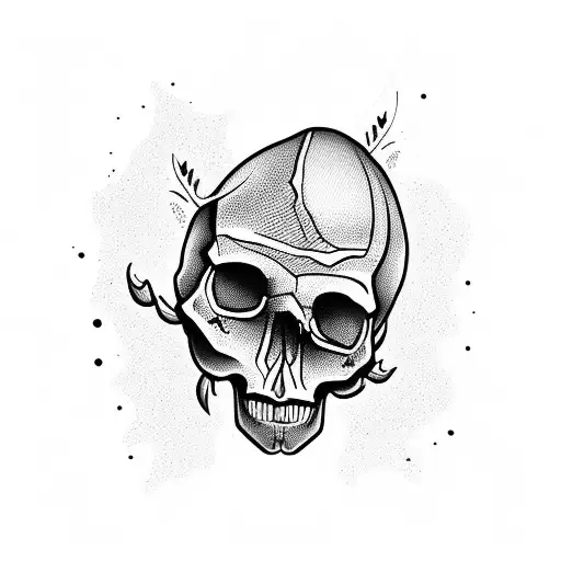 Couple Dancing Skull