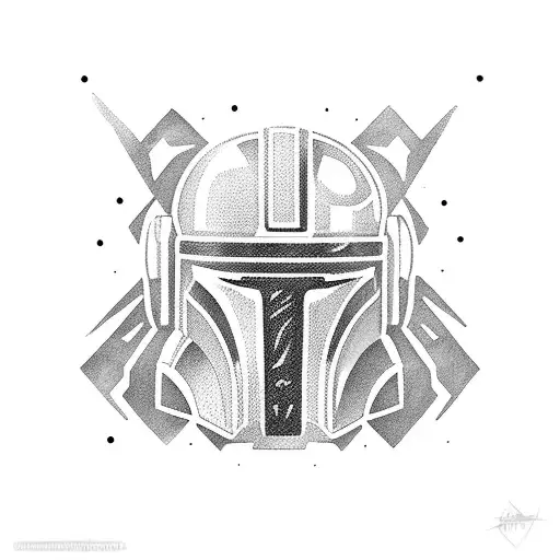 Lego Starwars Female Mandalorian With Baby