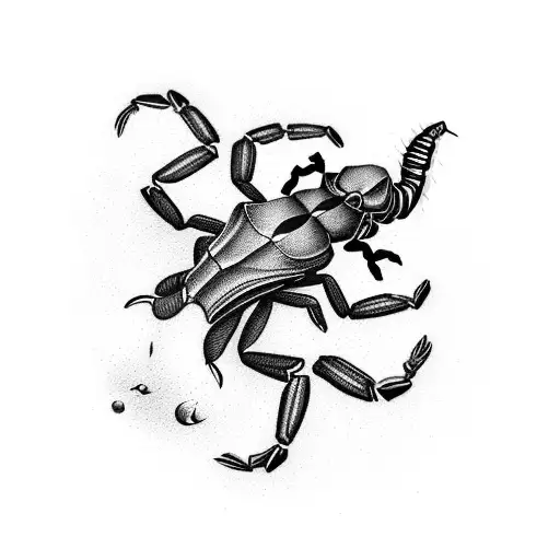 Scorpion That Has Suit On And Has Ace In Sleeve