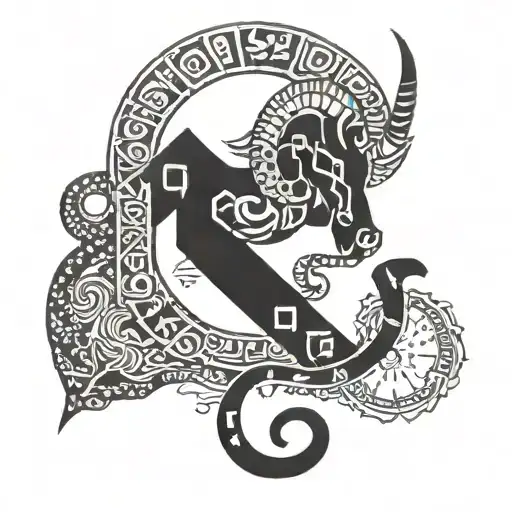 Capricorn Symbol With 1993 In Swahili
