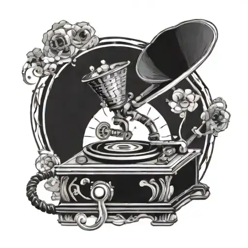 Dna Coming From A Gramophone