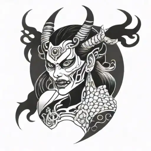 Female Japanese Demon