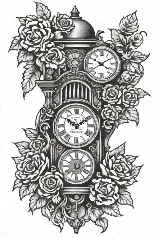 Trucker Grandfather Clock