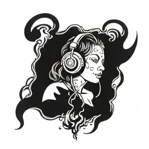 Fire Nymph Listening To Music