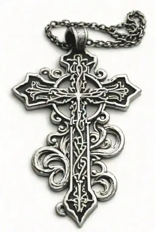 Necklace And Cross