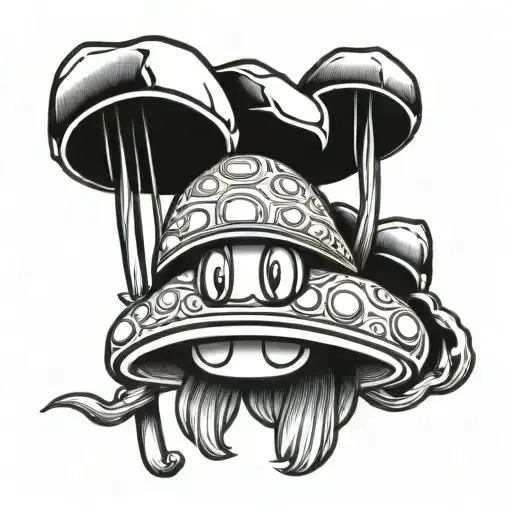 Super Mario Samurai Mushroom