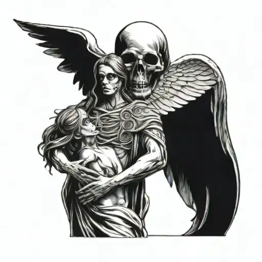 Death And Angel Holding