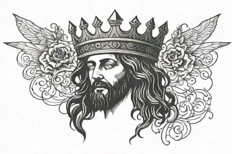 Jesus Crown Surrounded