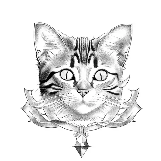 Stack Of Fantasy Books With A Cat Curled Up On Top