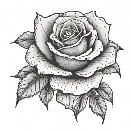 Rose And Letter P