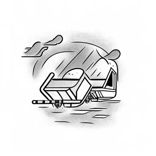 3 Guys Throwing Rocks At A Dart Train With The Letters D E And L On The Train