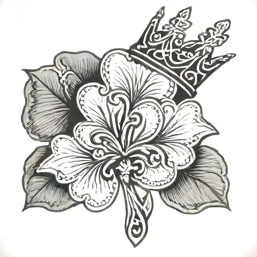 Shamrock With A Crown