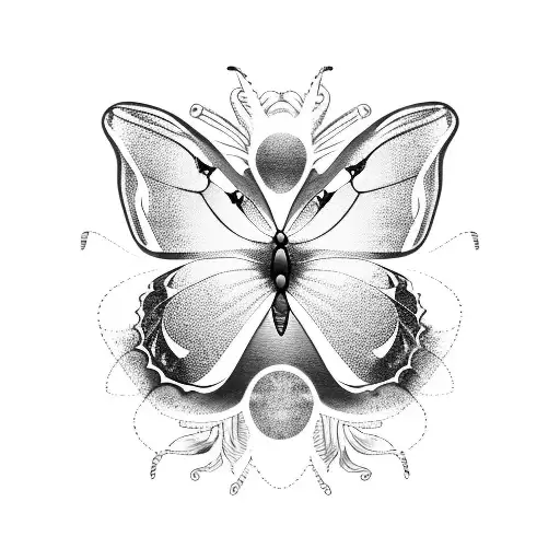 A Butterfly Made Out Of Car Parts