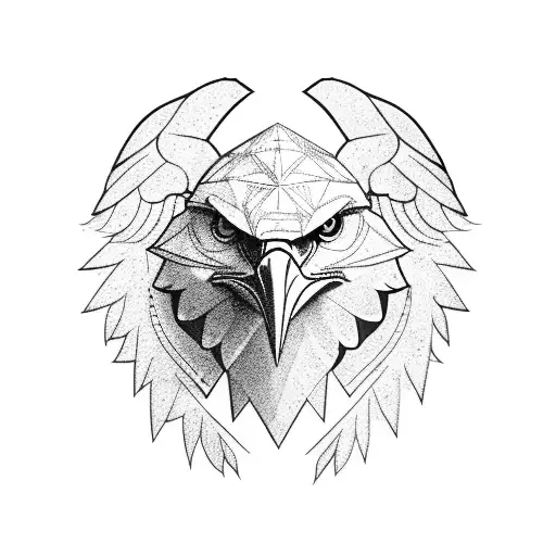 Eagle With Piramide And Cobra