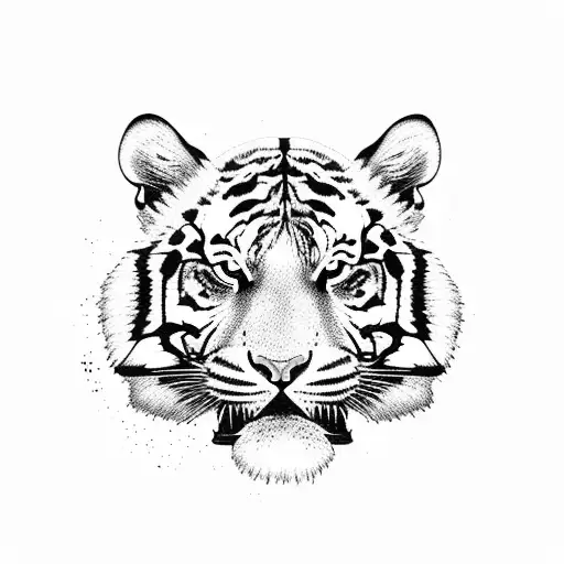 A Tiger Playing A Guitar In Front Of Iconic Landmarks From Around The World