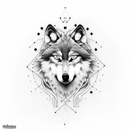 Wolf And Crow Minimalist Simple