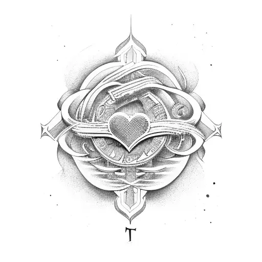 Love And Faith Written Together Without Taking Much Space