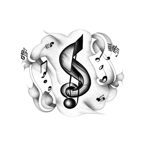 Music Note And Infinity