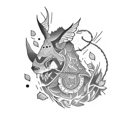 Combine The Passion For Hiking And Folk Music In A Tattoo Design