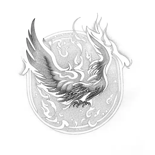 Phoenix With Fire And Ice