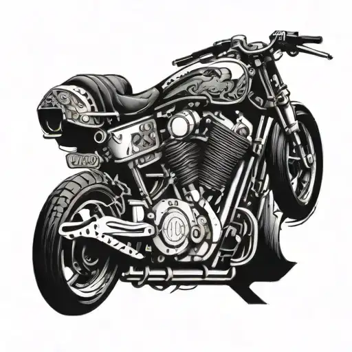 Rose Motorrad Engine With Intricate