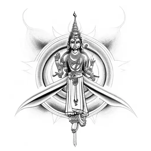 Hindu God Shiva Portrayed As A Destroyer