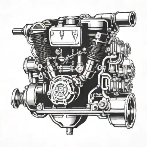 Heart Shaped Car Engine Corvette C5