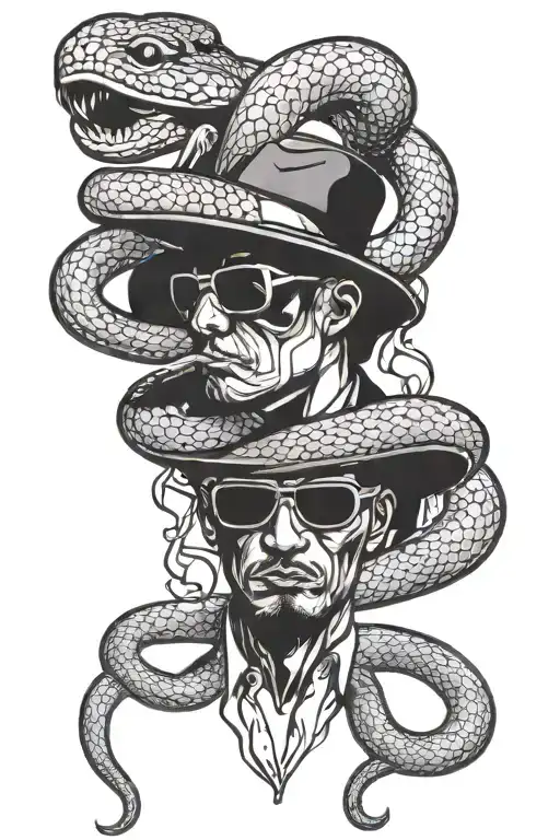 Gangster And Snake