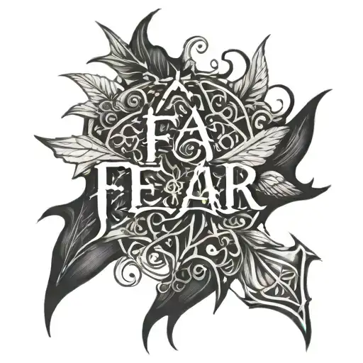 Amigram Of The Word Fear And Peace
