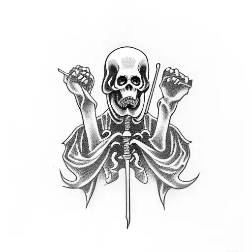 Grim Reaper Hear No Evil See No Evil Speak No Evil