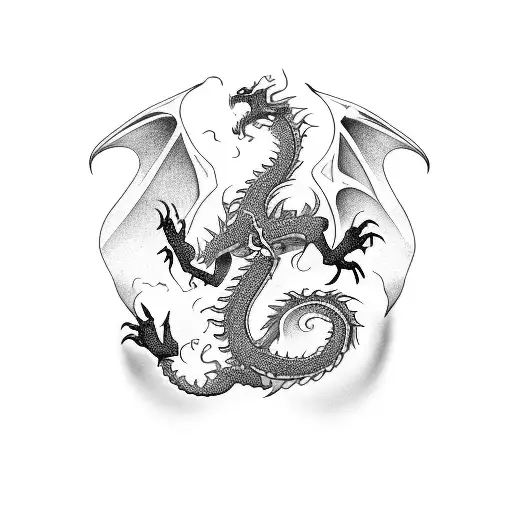 A Joint And Bong Forming The Shape Of A Dragon