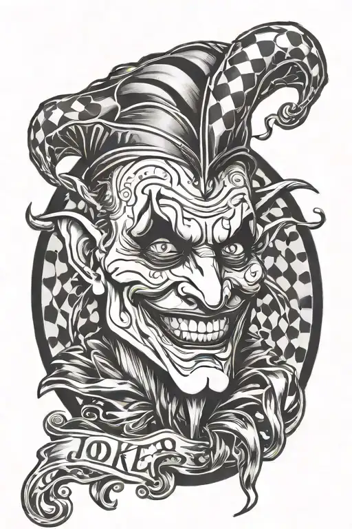 Jester With The Word Joker