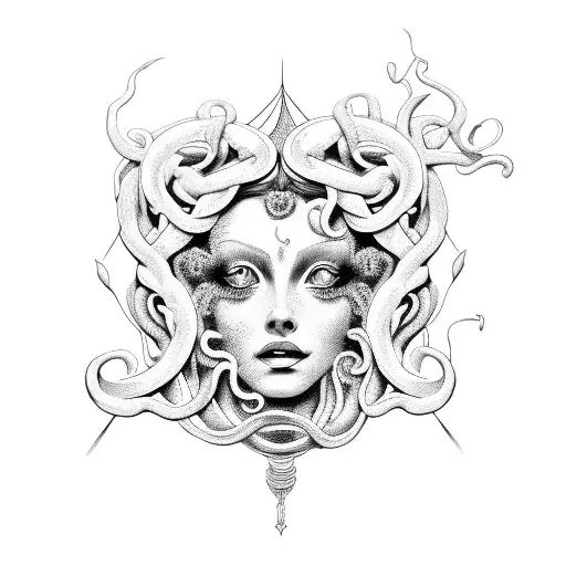 Medusa With Magnolias