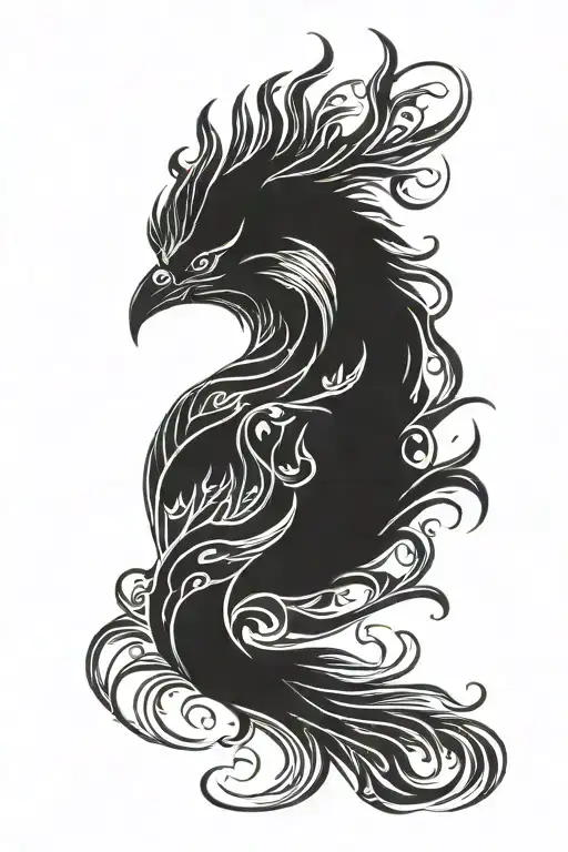 Phoenix Behind The Ear Minimalist