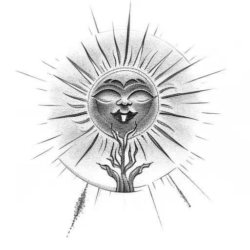 Treant With Sun In The Background