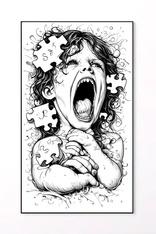 Puzzle Birth Of A Screaming Girl