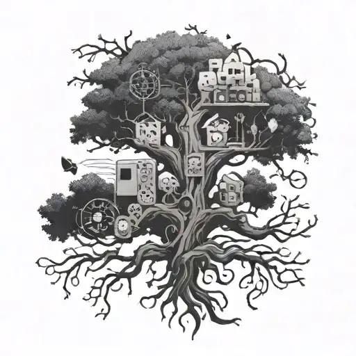 A Family Tree Intertwined With Gaming Elements