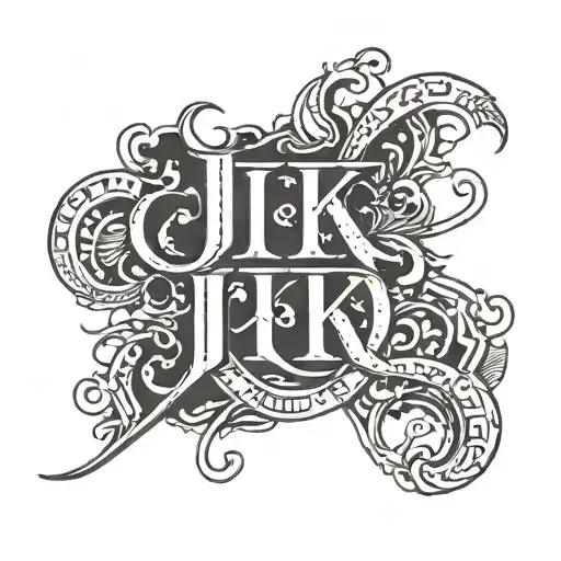 Jjk Lettering
