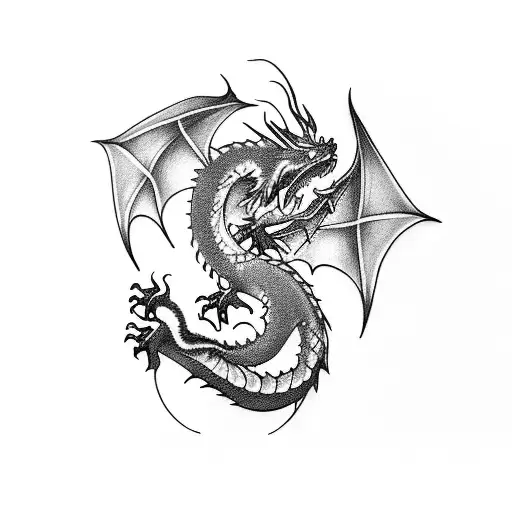 Dragon Of Forearm Tattoo