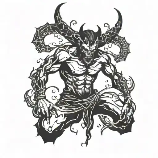 Demon Showing The Path In Life