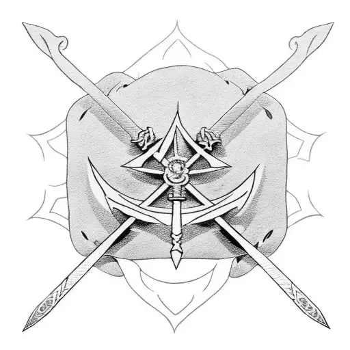 Zoro's Three Sword In Rhombus And On One Of The Swords I Want Luffy's Hat