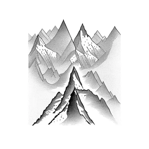 A Climber Scaling A Towering Mountain Peak