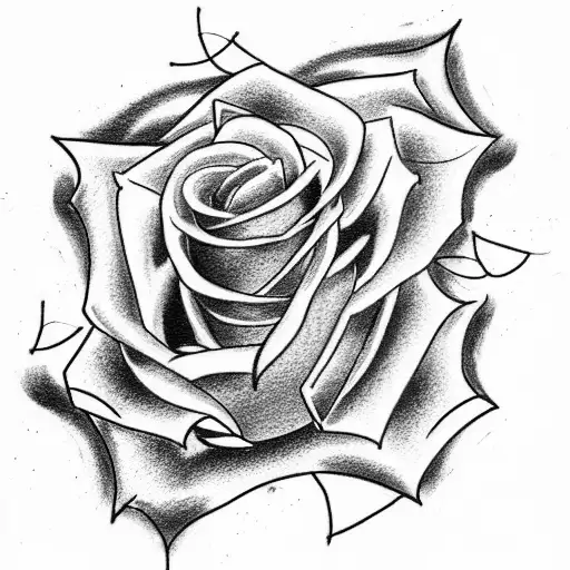 Rose Entrelazadas Vieja Escuela